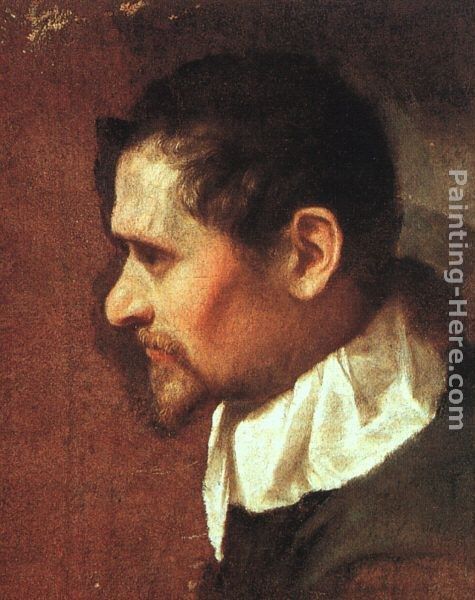 Annibale Carracci Self-Portrait in Profile